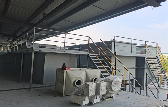 富維東陽廢水處理項目進入安裝階段