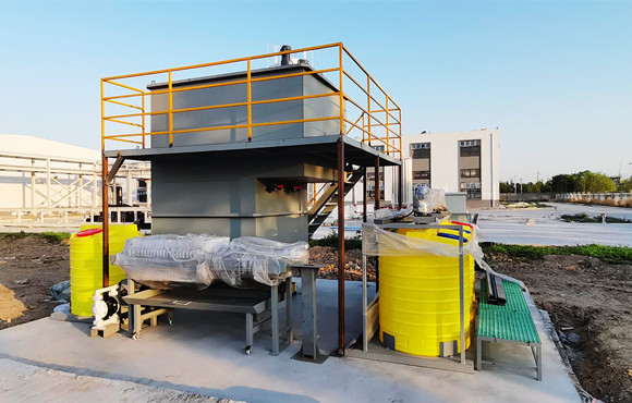 塑特新材料科技有限公司生產廢水處理項目進入安裝階段