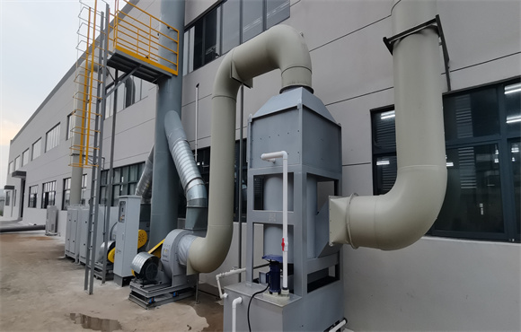 池州首開新材料有限公司生產(chǎn)廢氣處理項目進場