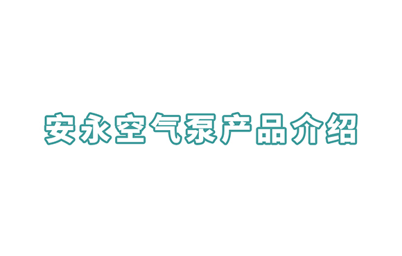 安永空氣泵產品介紹